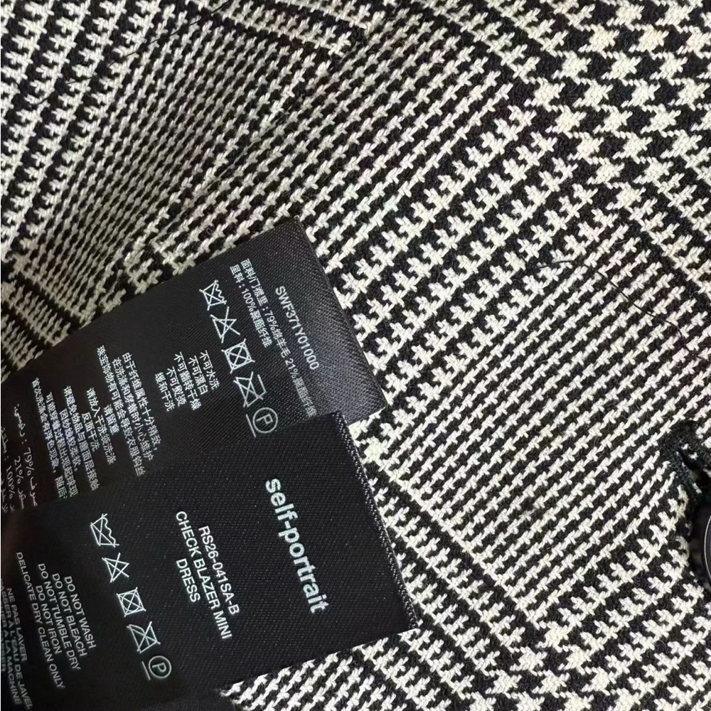 SELF-PORTRAIT
Check Blazer Mini Dress - Picture 8 of 9